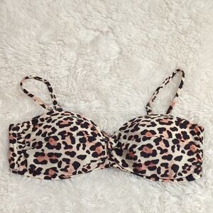NWOT! Cupshe Leopard Print Women's Bikini Top